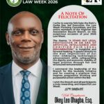 Okey Ohagba Esq Felicitates NBA Bauchi Branch on 2026 Law Week, Commends AI-Focused Theme and Call for Fair Legal Remuneration
