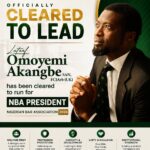 2026 Elections: Lateef Omoyemi Akangbe, SAN Cleared by ECNBA to Contest for Nigerian Bar Association Presidency