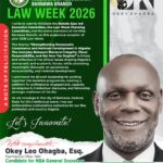 NBA Barnawa Law Week 2026: Okey Leo Ohagba Felicitates Branch, Applauds Focus on Electoral Integrity and Fiscal Responsibility