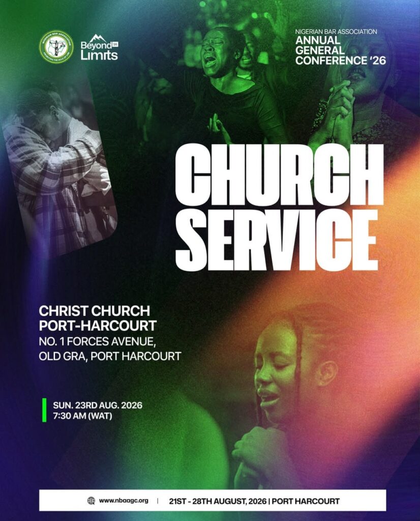 66th Annual General Conference: NBA Invites Lawyers to Special Sunday Service