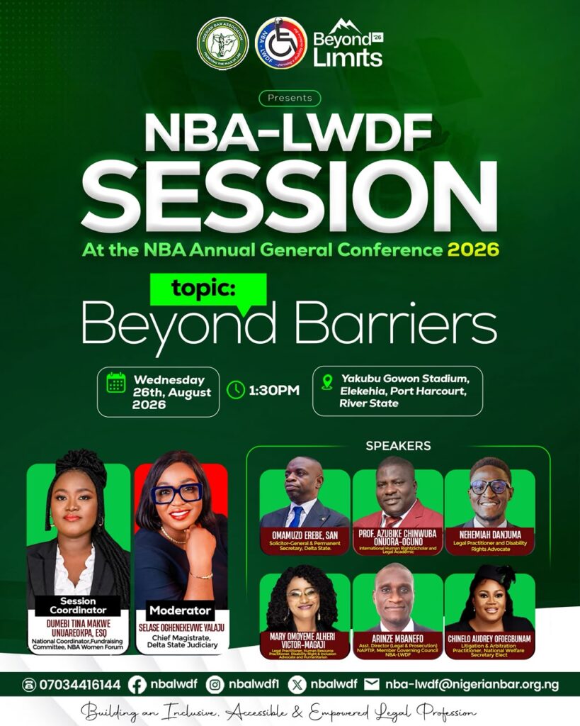 NBA-LWDF Session at the NBA Annual General Conference 2026