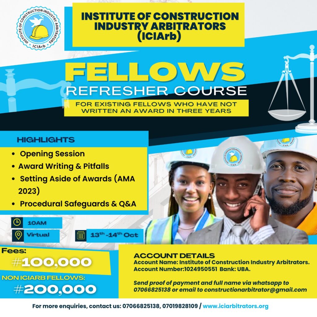 ICIArb Announces Fellows Refresher Course to Boost Arbitral Award-Writing Competence