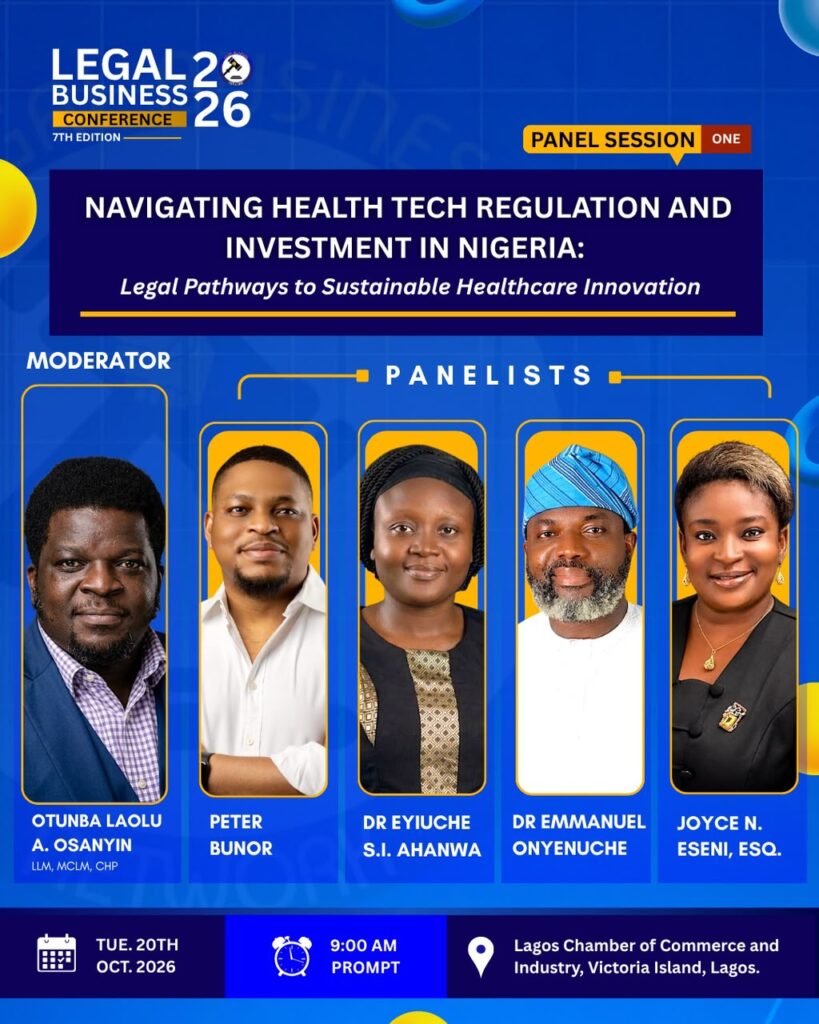 LBC 2026: Panelists to Examine Health Tech Regulation, Investment in Nigeria