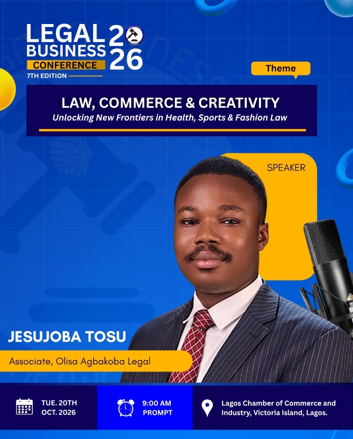 LBC 2026: MEET OUR SPEAKER – JESUJOBA TOSU