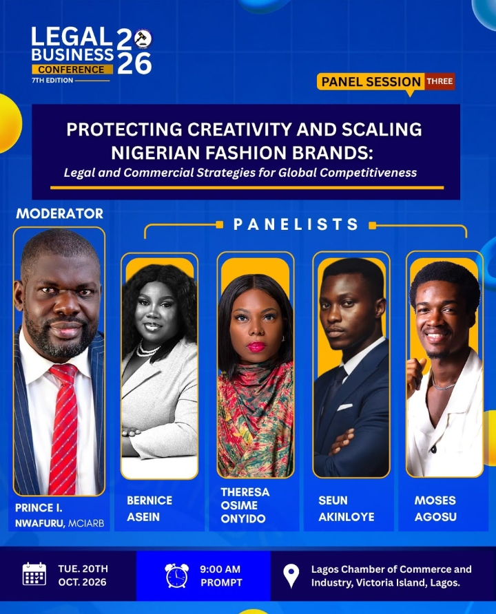 LBC 2026 to Spotlight Legal Strategies for Protecting, Scaling Nigerian Fashion Brands