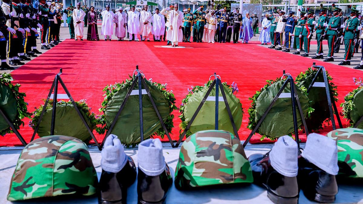 Nigerians Pay Tributes On Armed Forces Remembrance Day
