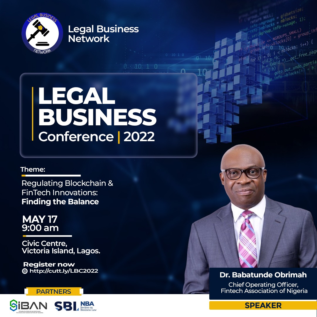 #LBC2022: MEET THE SPEAKERS – Dr. Babatunde Oghenobruche Obrimah (Chief Operating Officer of Fintech Association of Nigeria)
