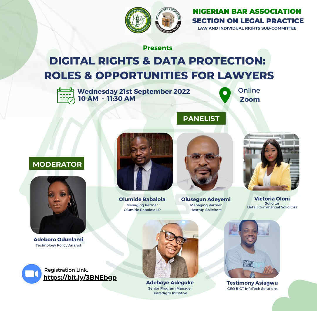 NBA SECTION ON LEGAL PRACTICE HOLDS WEBINAR ON DIGITAL RIGHTS