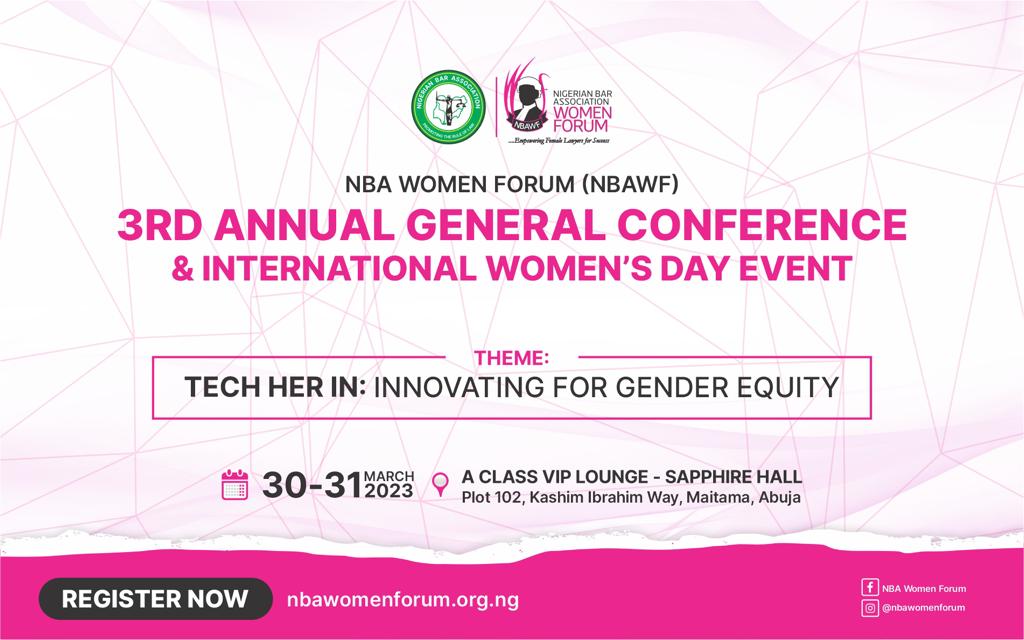 NBA WOMEN FORUM (NBAWF) HOLDS 3RD ANNUAL GENERAL CONFERENCE AND INTERNATIONAL WOMEN’S DAY EVENT