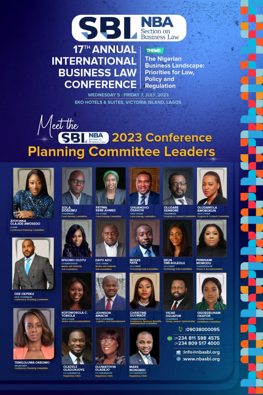 NBA-SBL ANNUAL INTERNATIONAL BUSINESS LAW CONFERENCE: MEET THE PLANNING COMMITTEE LEADERS